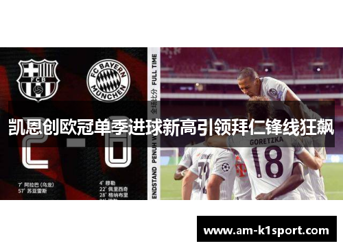 凯恩创欧冠单季进球新高引领拜仁锋线狂飙